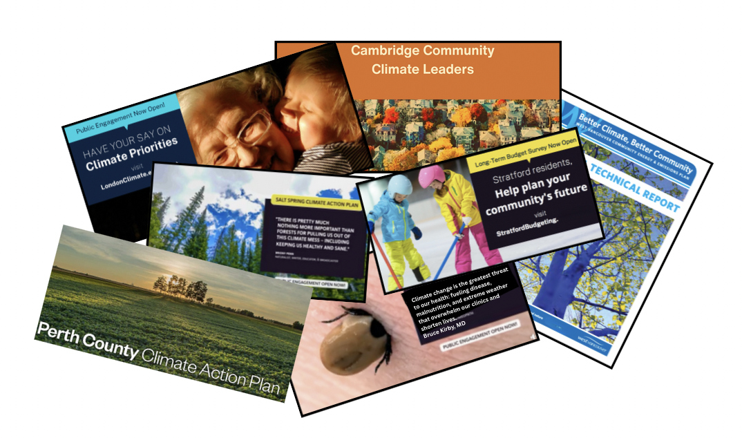 Urban and Rural Climate Action and Community Energy Plans